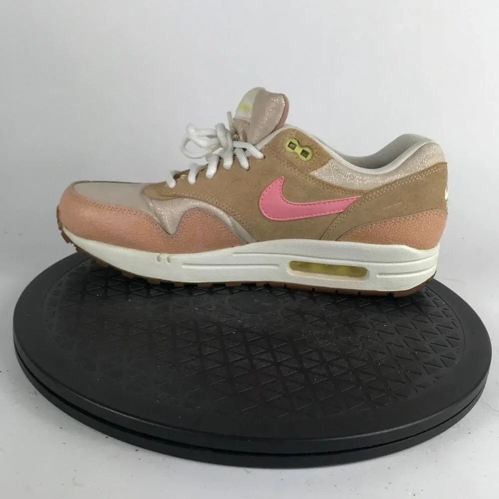 Nike Air Max 1 PRM Dusted Clay/Pink Running Shoes 454746-201 Women’s Size 9 - Picture 9 of 13